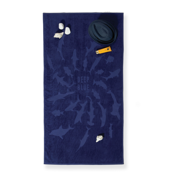 Πετσέτα Θαλάσσης Nef-Nef Shark Style Blue