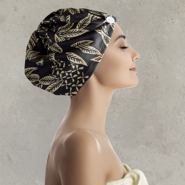 Πετσέτα Στεγνώματος Μαλλιών - Τουρμπάνι (25x65) Nima Bloom