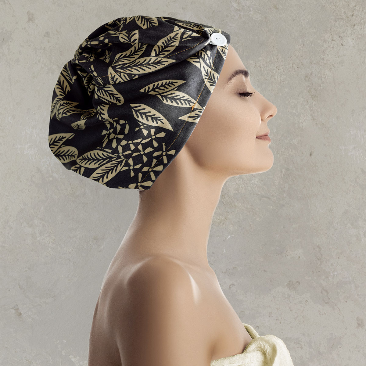 Πετσέτα Στεγνώματος Μαλλιών – Τουρμπάνι (25×65) Nima Bloom 245120