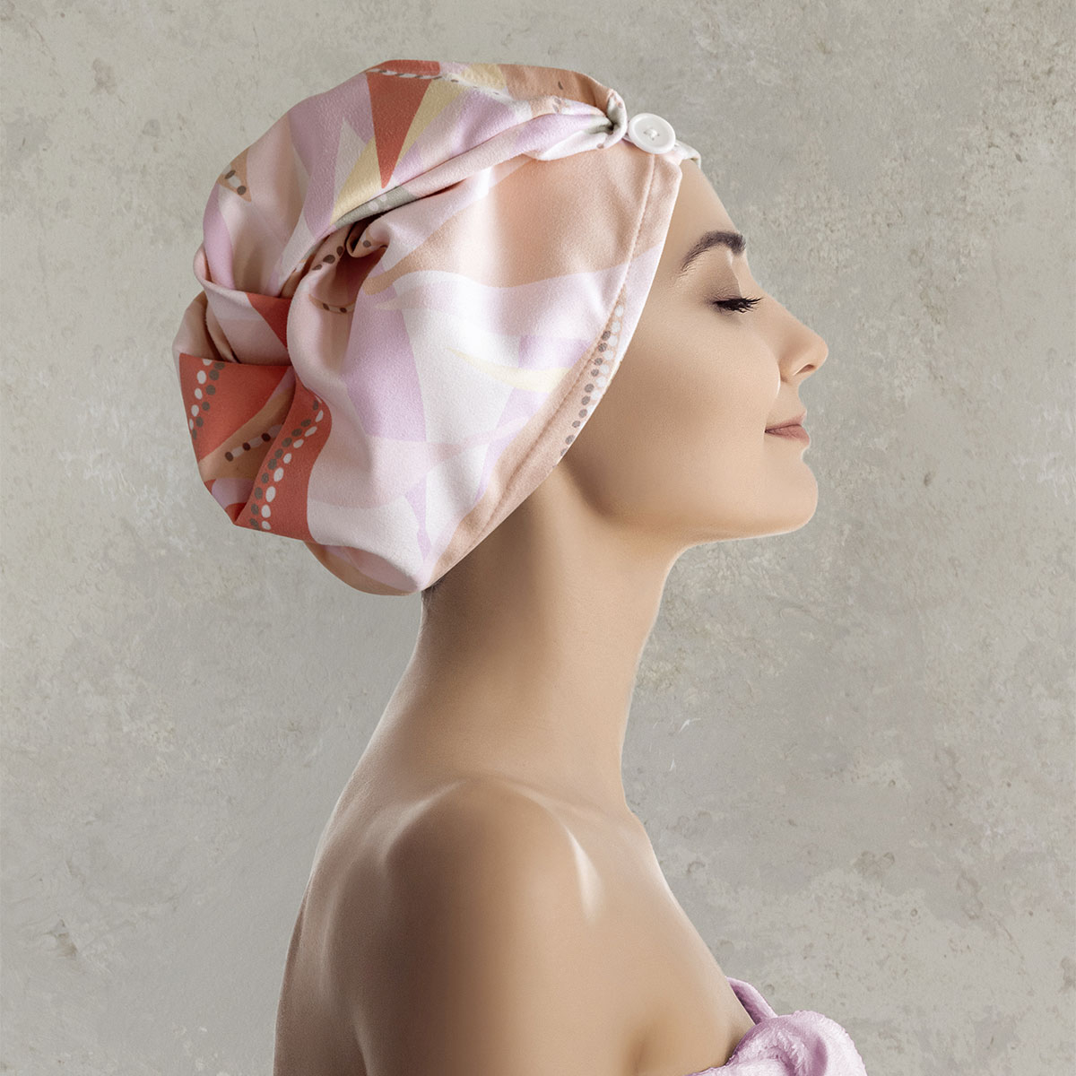 Πετσέτα Στεγνώματος Μαλλιών – Τουρμπάνι (25×65) Nima Pura Vida 245123