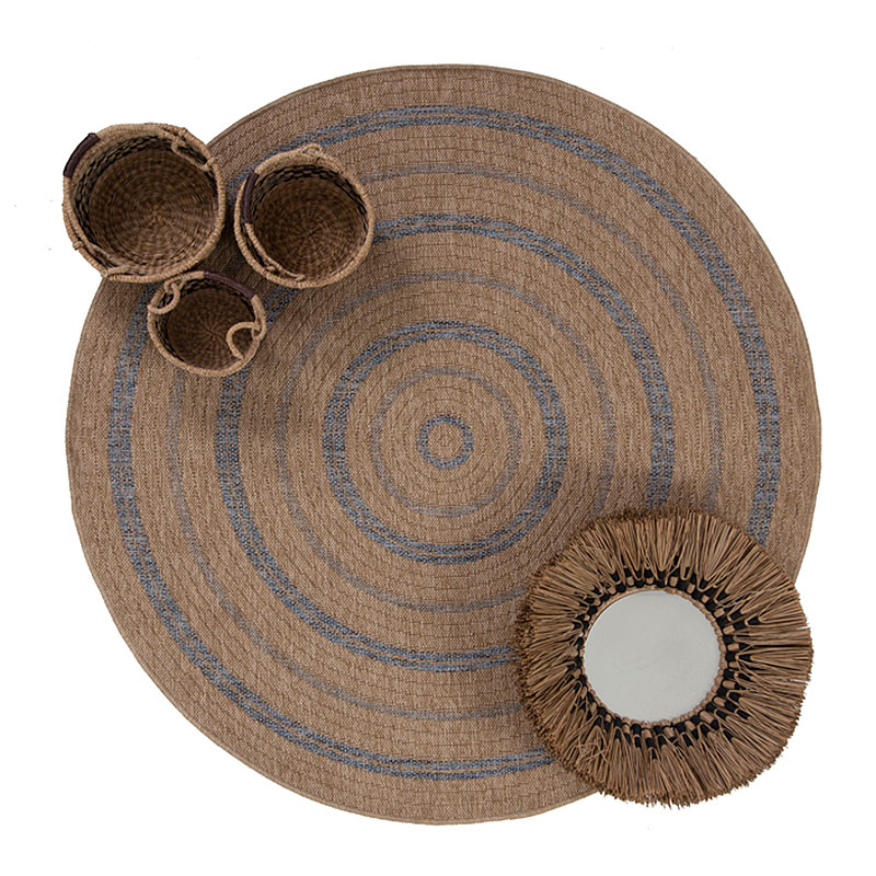 Στρογγυλό Χαλί Καλοκαιρινό (Φ200) Royal Carpet Avanos 8863 Denim Home Χαλιά Σαλονιού Spitishop