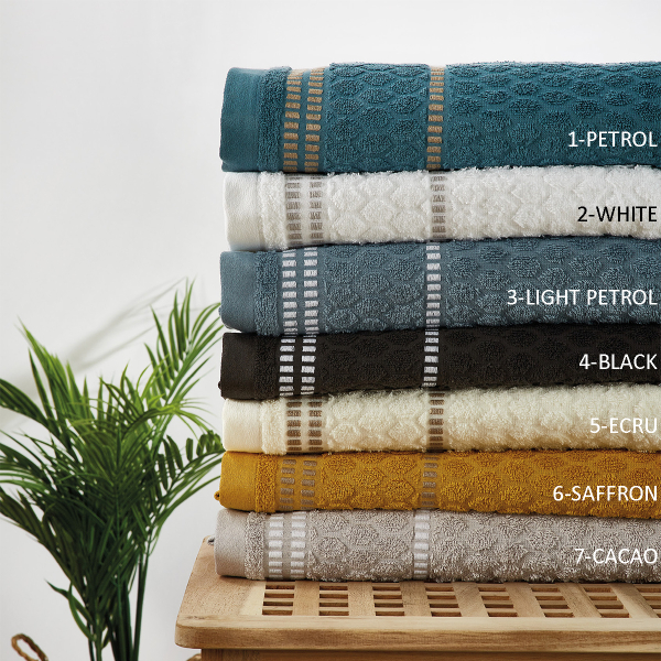 Πετσέτες Μπάνιου (Σετ 3τμχ) Whitegg Κλειώ 500gsm