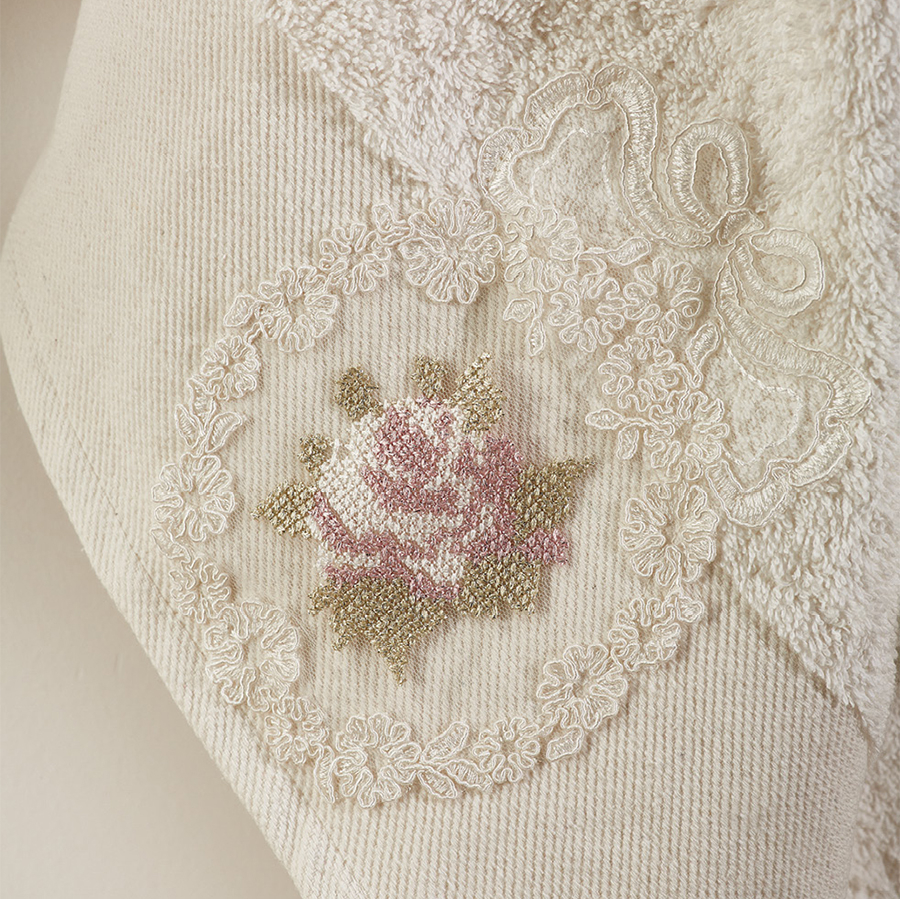 Πετσέτες Μπάνιου (Σετ 3Τμχ) Whitegg Δανάη 520Gsm Home Λευκά Είδη Spitishop