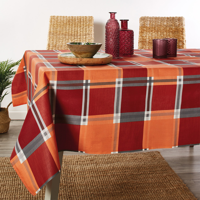 Τραπεζομάντηλο (140x180) Whitegg Z123/2 Bordo