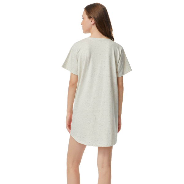 Νυχτικό Γυναικείο Καλοκαιρινό Minerva T-Shirt Dress 52356-106 Εκρού