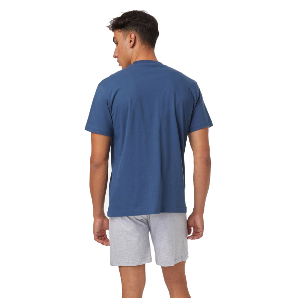 Πιτζάμα Ανδρική Καλοκαιρινή Minerva Cross Line 71079-864 Ραφ