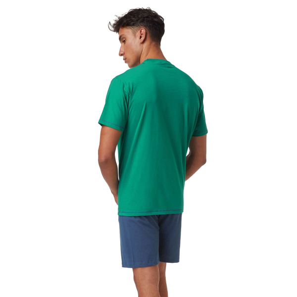 Πιτζάμα Ανδρική Καλοκαιρινή Minerva 71086-599 Πράσινο