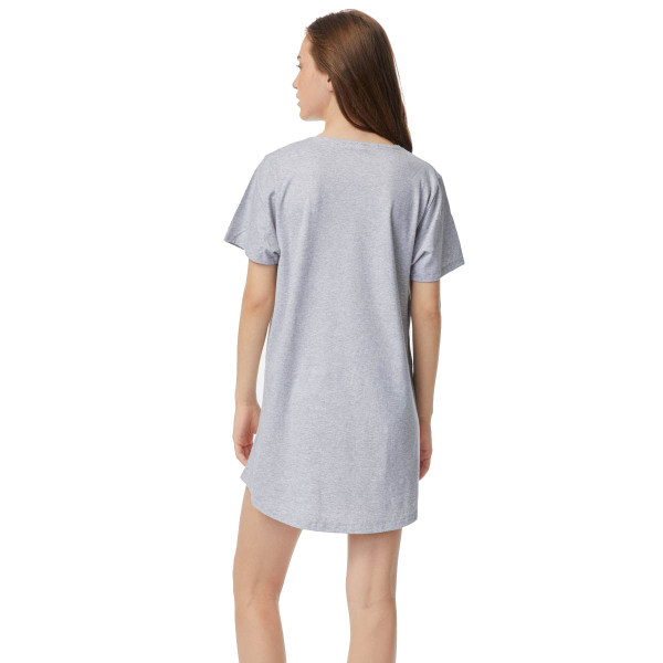 Νυχτικό Γυναικείο Καλοκαιρινό Minerva T-Shirt Dress 52356-133 Γκρι