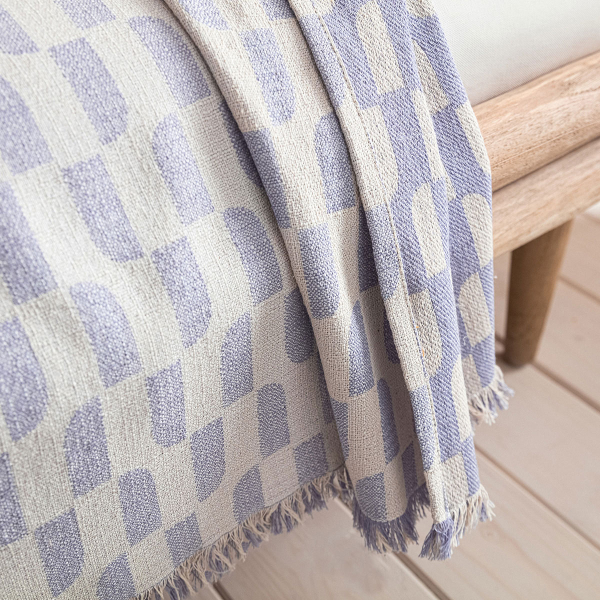 Ριχτάρι Καναπέ Τριθέσιου (180x310) Gofis Home Denise Violet 518/19