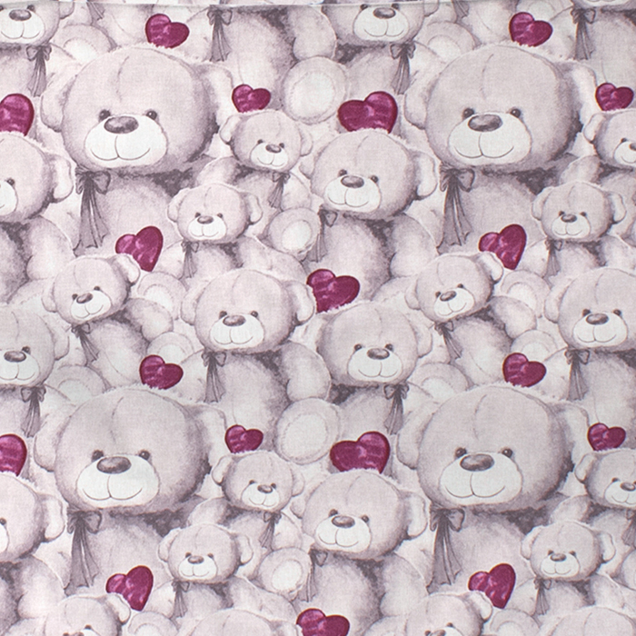 Πάνα Χασέ (80×80) Dimcol Teddy Bear 536 Purple 245729