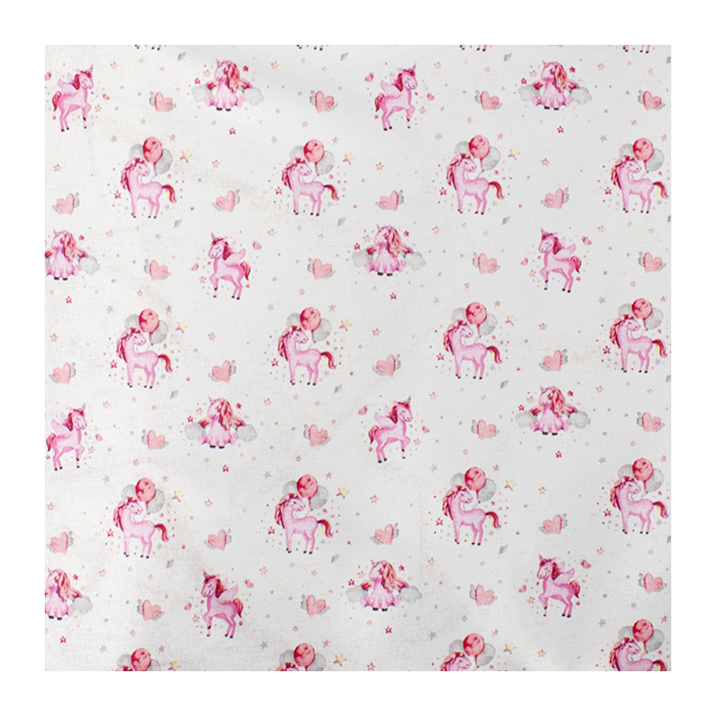 Πάνα Χασέ (80x80) Dimcol Unicorn 208 White-Pink