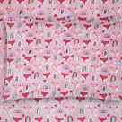 Βρεφική Μαξιλαροθήκη (35×45) Dimcol Fox 525 Pink