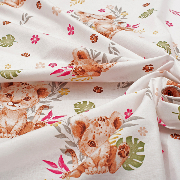 Σεντόνια Κούνιας (Σετ) Dimcol Lion Cub 530 Beige