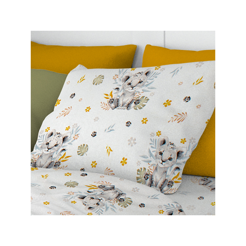 Μαξιλαροθήκη (50x70) Dimcol 531 Lion Cub Grey