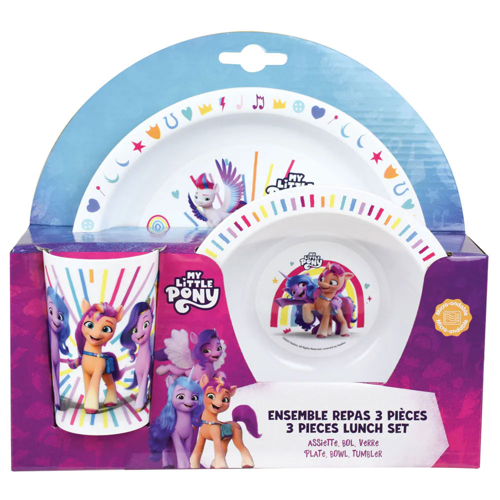 Παιδικό Σετ Φαγητού 3Τμχ Ango My Little Pony 006134 Home Παιδικά Είδη & Αξεσουάρ Σερβιρίσματος Spitishop