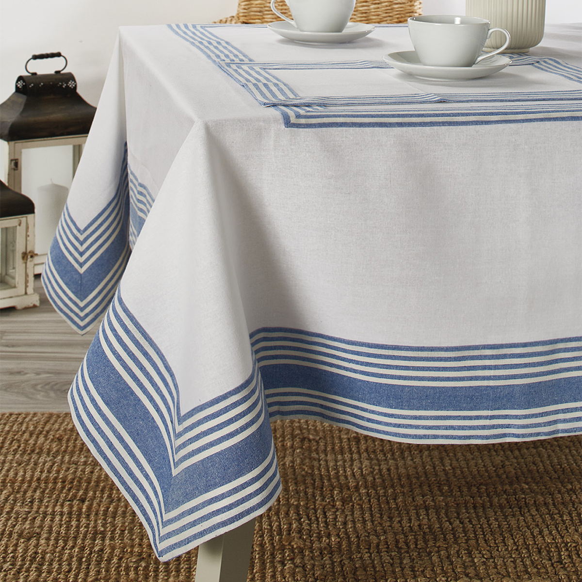 Whitegg Καρέ (90x90) Whitegg Z128/1 Blue