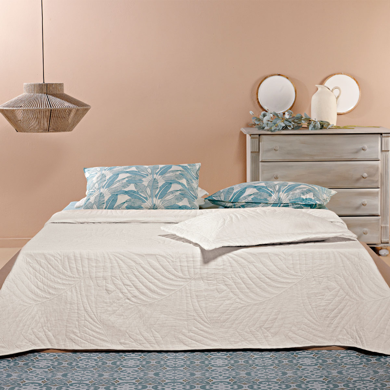 Κουβερλί King Size (Σετ 260x250) Kentia Serenity Jana 12 Ivory