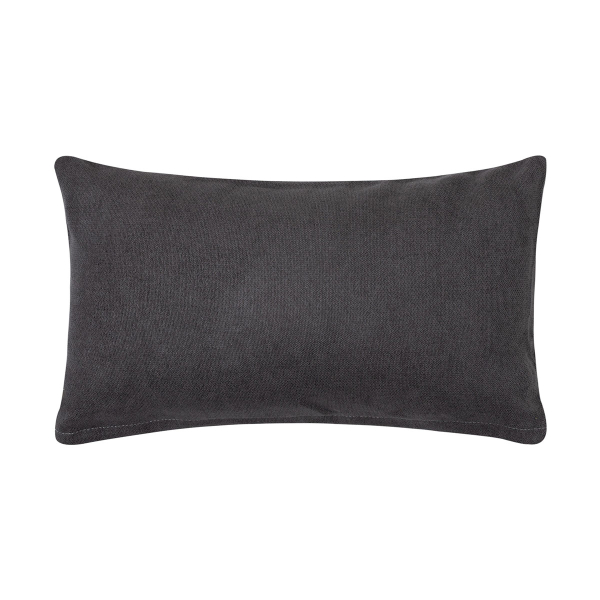 Διακοσμητική Μαξιλαροθήκη (30x50) Silk Fashion A802 Ανθρακί
