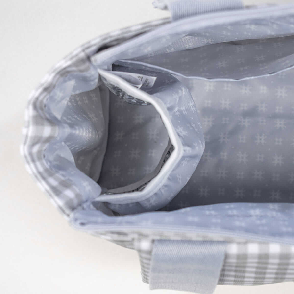 Οργανωτής Καροτσιού Walking Mum I Love Vichy Grey