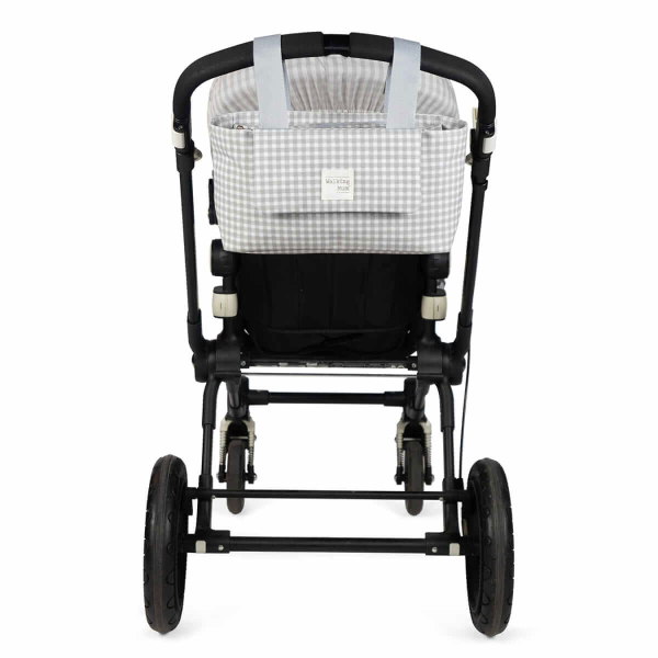 Οργανωτής Καροτσιού Walking Mum I Love Vichy Grey