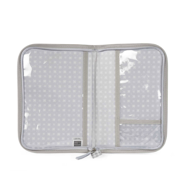 Θήκη Για Βιβλιάριο Υγείας Walking Mum I Love Vichy Grey