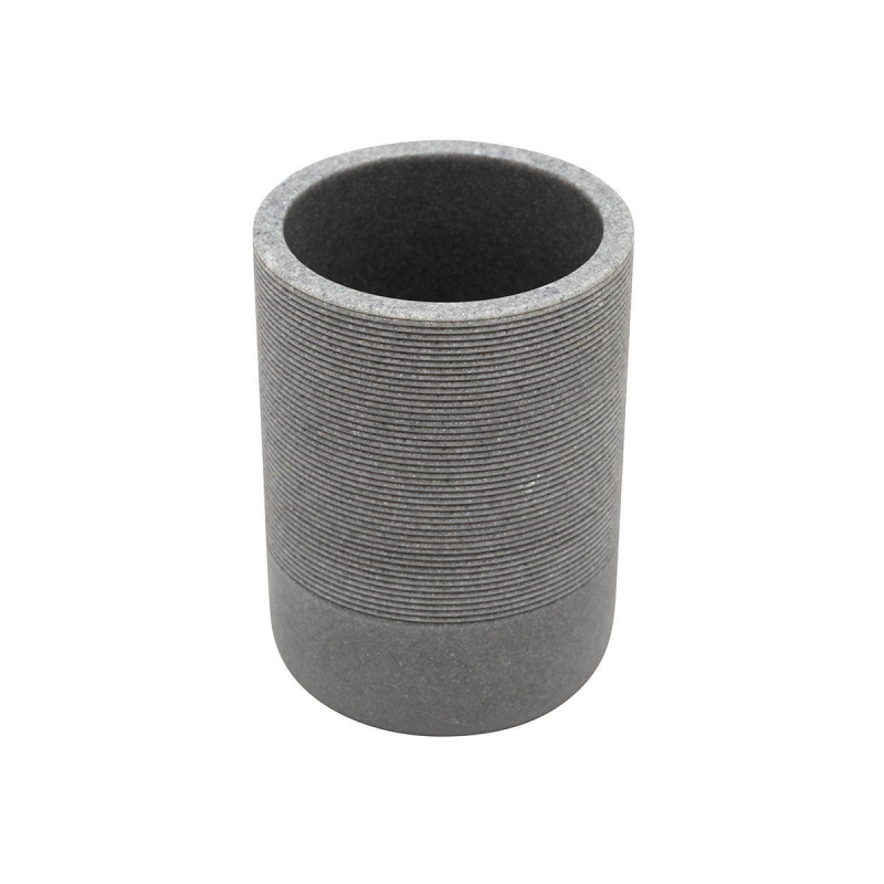 Ποτηροθήκη Μπάνιου (Φ7x10) Estia Stone Grey 02-13387