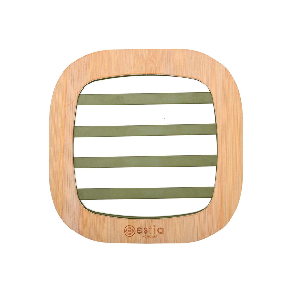 Βάση/Σουπλά Μαγειρικών Σκευών Estia Bamboo Essentials Olive 01-14124