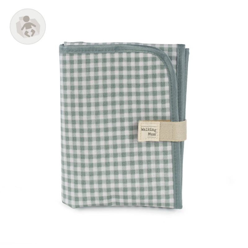 Αλλαξιέρα Ταξιδίου (33x66) Walking Mum I Love Vichy Green