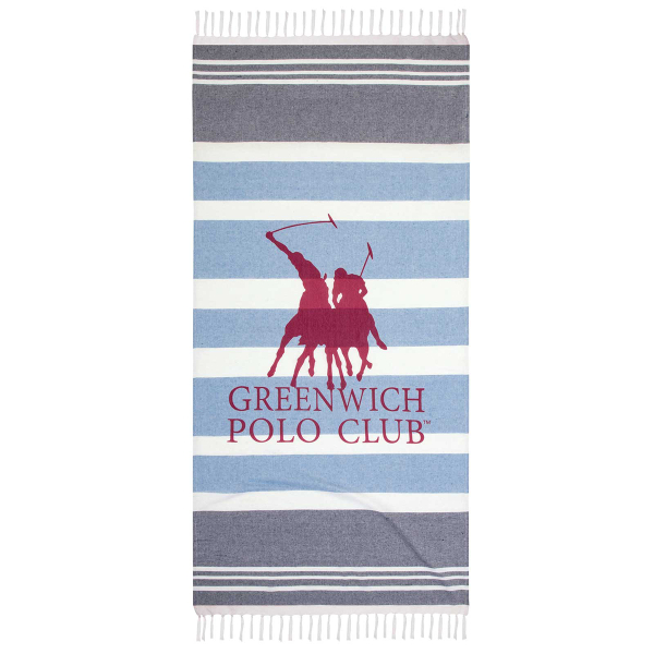 Παρεό (80x170) Greenwich Polo Club Beach 3843 Blue