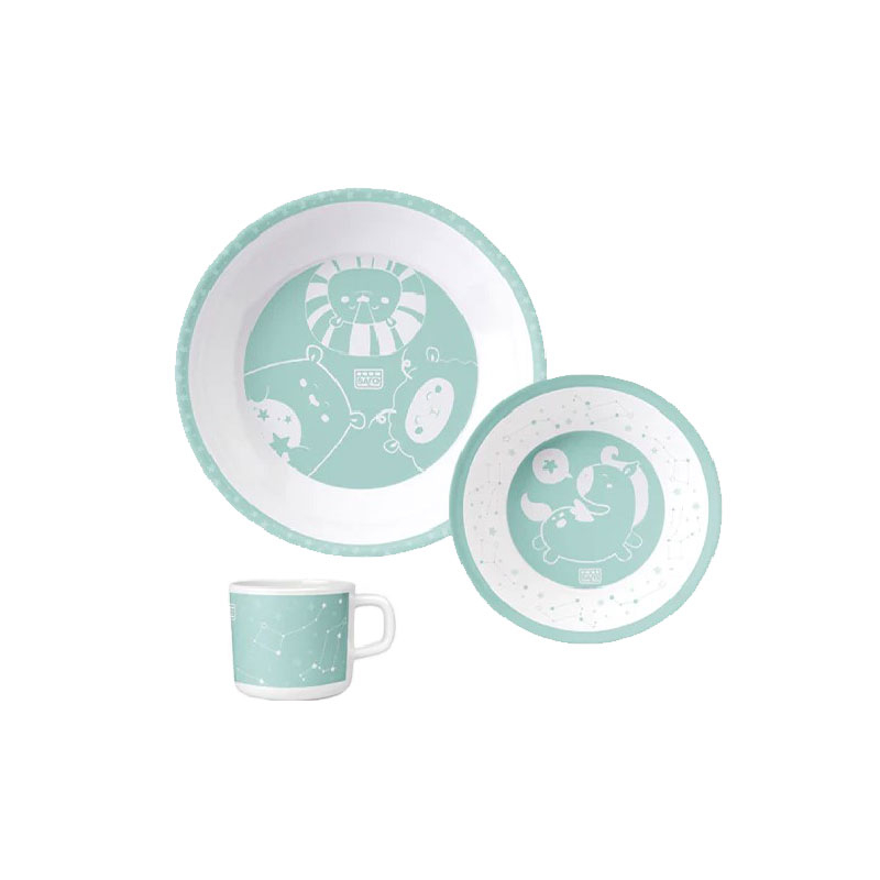 Παιδικό Σετ Φαγητού 3τμχ Saro Galaxy Friends 5000