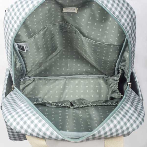 Τσάντα Αλλαξιέρα Backpack (28x12x37) Walking Mum I Love Vichy Green