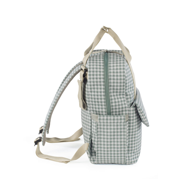 Τσάντα Αλλαξιέρα Backpack (28x12x37) Walking Mum I Love Vichy Green