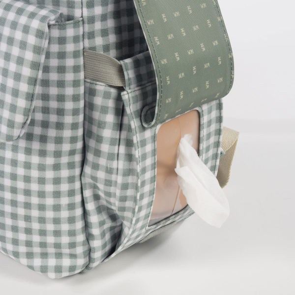 Τσάντα Αλλαξιέρα Backpack (28x12x37) Walking Mum I Love Vichy Green