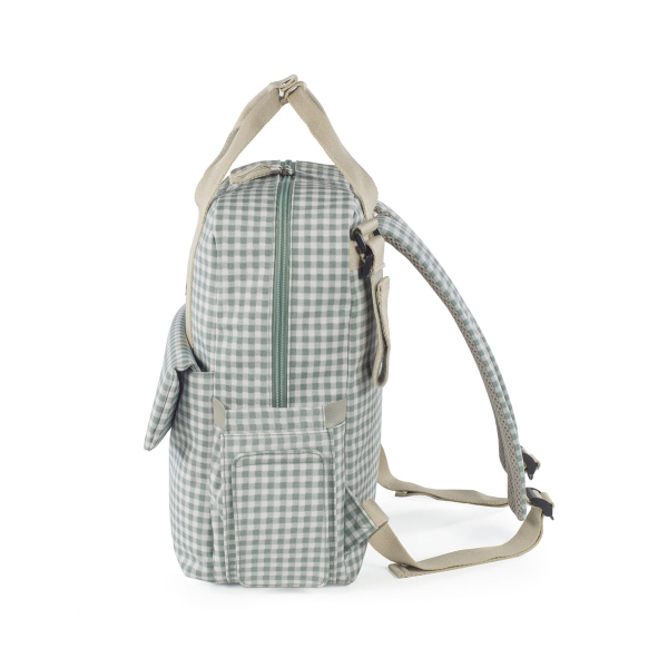 Τσάντα Αλλαξιέρα Backpack (28x12x37) Walking Mum I Love Vichy Green