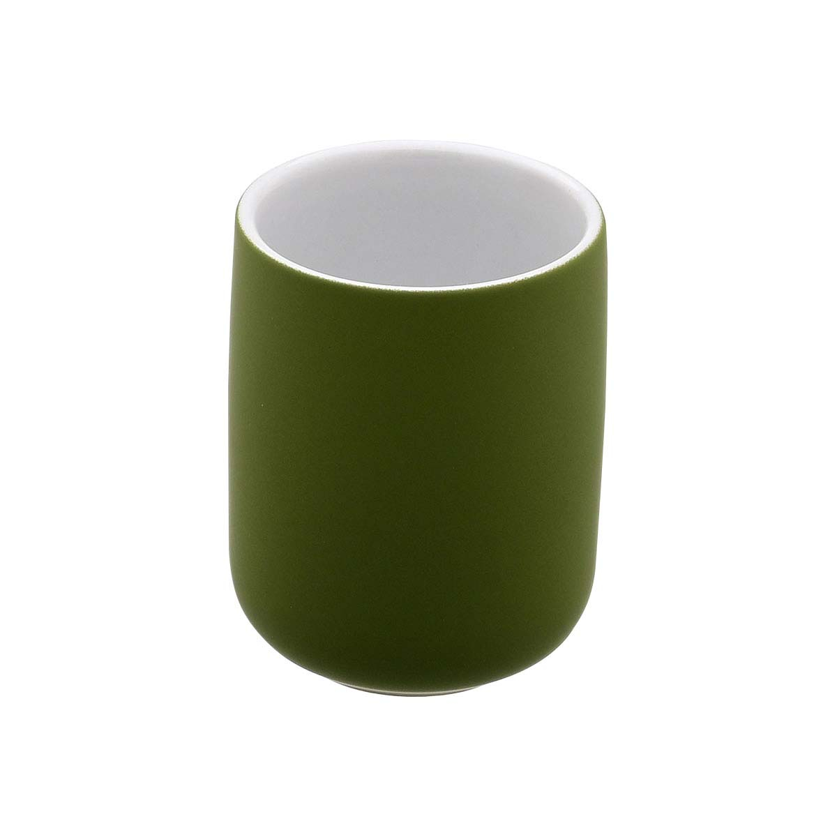 Ποτήρι Οδοντόβουρτσας (Φ7×10) Estia Bamboo Essentials Olive 02-14841