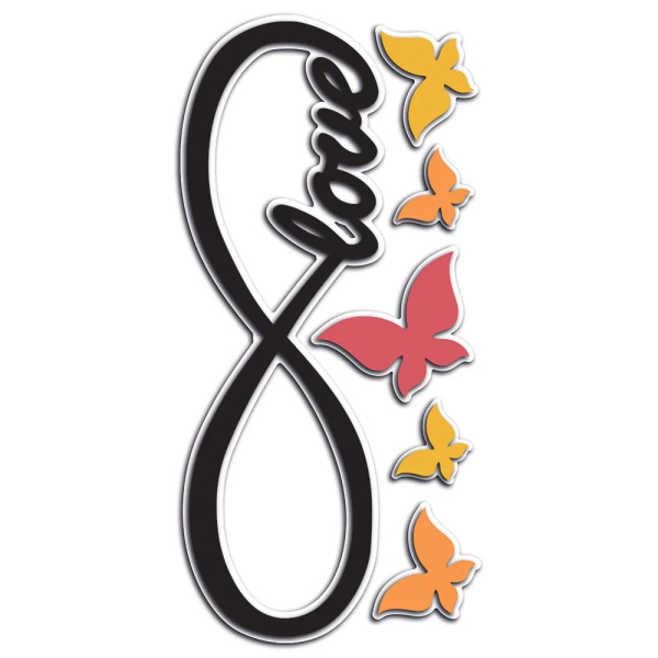 Αφρώδη Αυτοκόλλητα Τοίχου Ango Infinity 59517