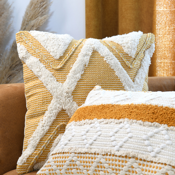 Διακοσμητικό Μαξιλάρι (45x45) S-F Pemba Moutarde C1C541003