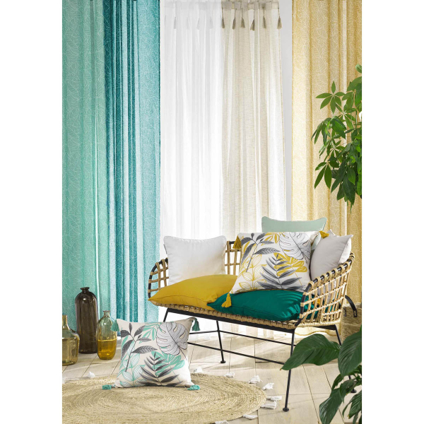 Κουρτίνα (140x240) Με Τιράντες L-C Dalila Miel 1627391