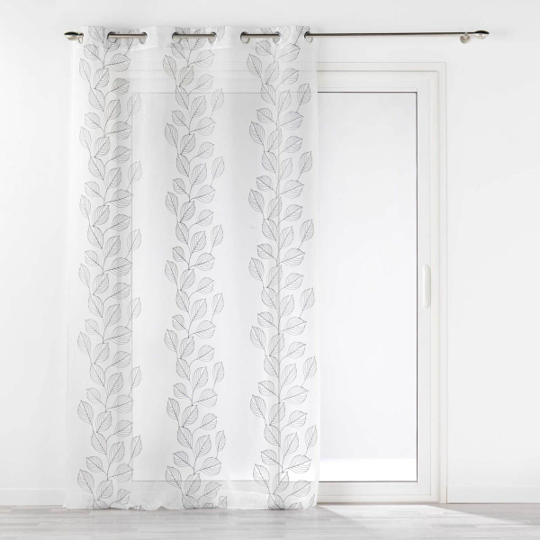 Κουρτίνα (140x240) Με Τρουκς L-C Edenia Gris 1627403