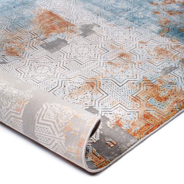 Χαλί (160x230) Βιοκαρπέτ Chagall 7564A Grey/White