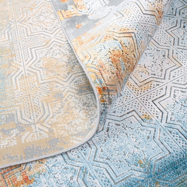 Χαλί (160x230) Βιοκαρπέτ Chagall 7564A Grey/White