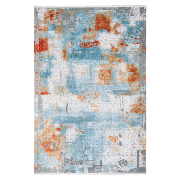 Χαλί Διαδρόμου (80x150) Βιοκαρπέτ Chagall 7564A Grey/White