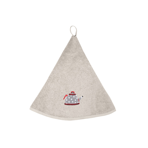 Πετσέτα Κουζίνας Στρογγυλή (Φ60) S-F Bouilloire Naturel CUC383001-P