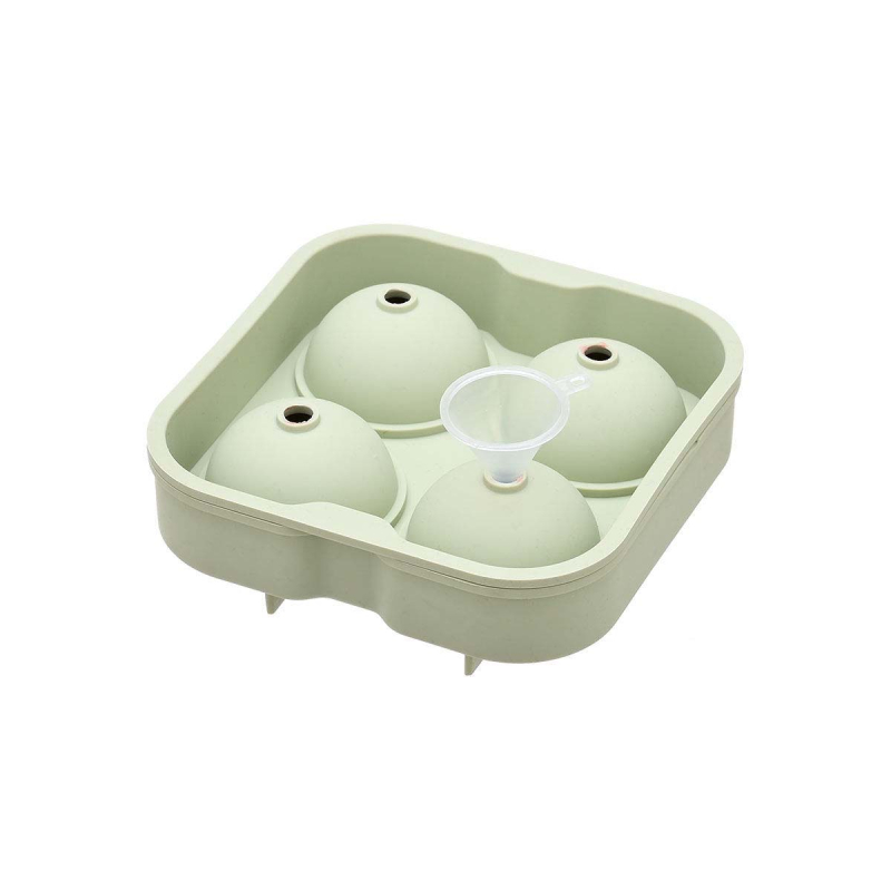 Παγοθήκη Σιλικόνης 4 Θέσεων Estia Σφαιρικό Mint Green 01-15022