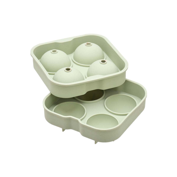 Παγοθήκη Σιλικόνης 4 Θέσεων Estia Σφαιρικό Mint Green 01-15022