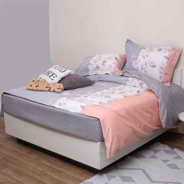 Παπλωματοθήκη Υπέρδιπλη (Σετ 220x240) 2 Όψεων Viopros Έμερσον Σάπιο Μήλο