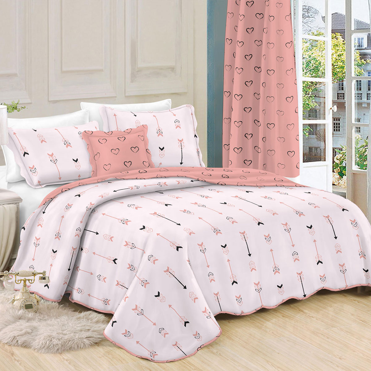 Κουβερλί Μονό (Σετ 160X240) 2 Όψεων Viopros Kids 5409 Home Παιδικά Λευκά Είδη Spitishop