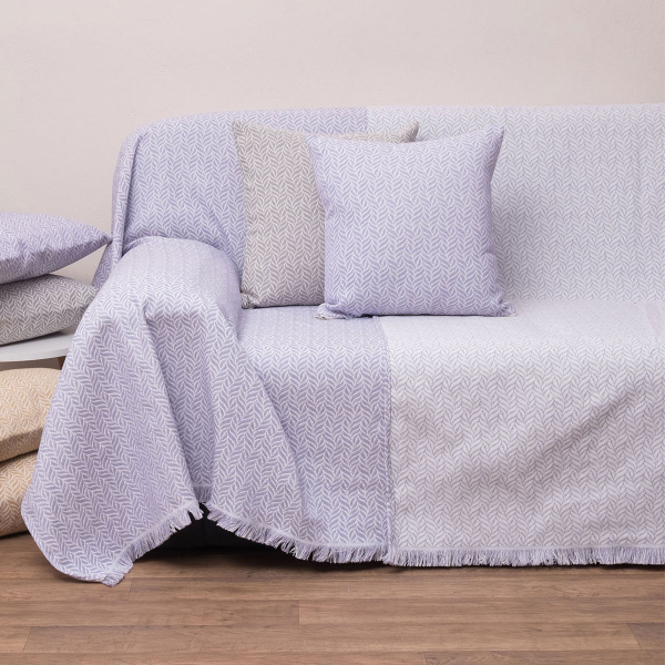 Ριχτάρι Πολυθρόνας 2 Όψεων (180x180) Viopros 3019 Λεβάντα