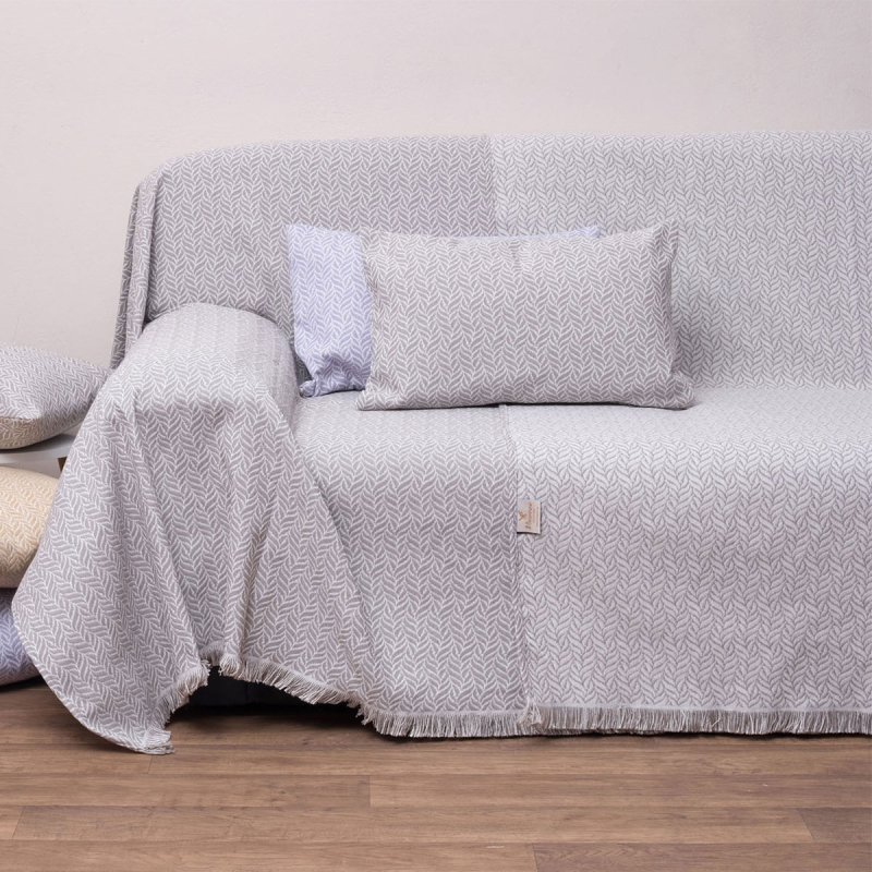 Ριχτάρι Καναπέ Τετραθέσιου 2 Όψεων (180x320) Viopros 3019 Γκρι