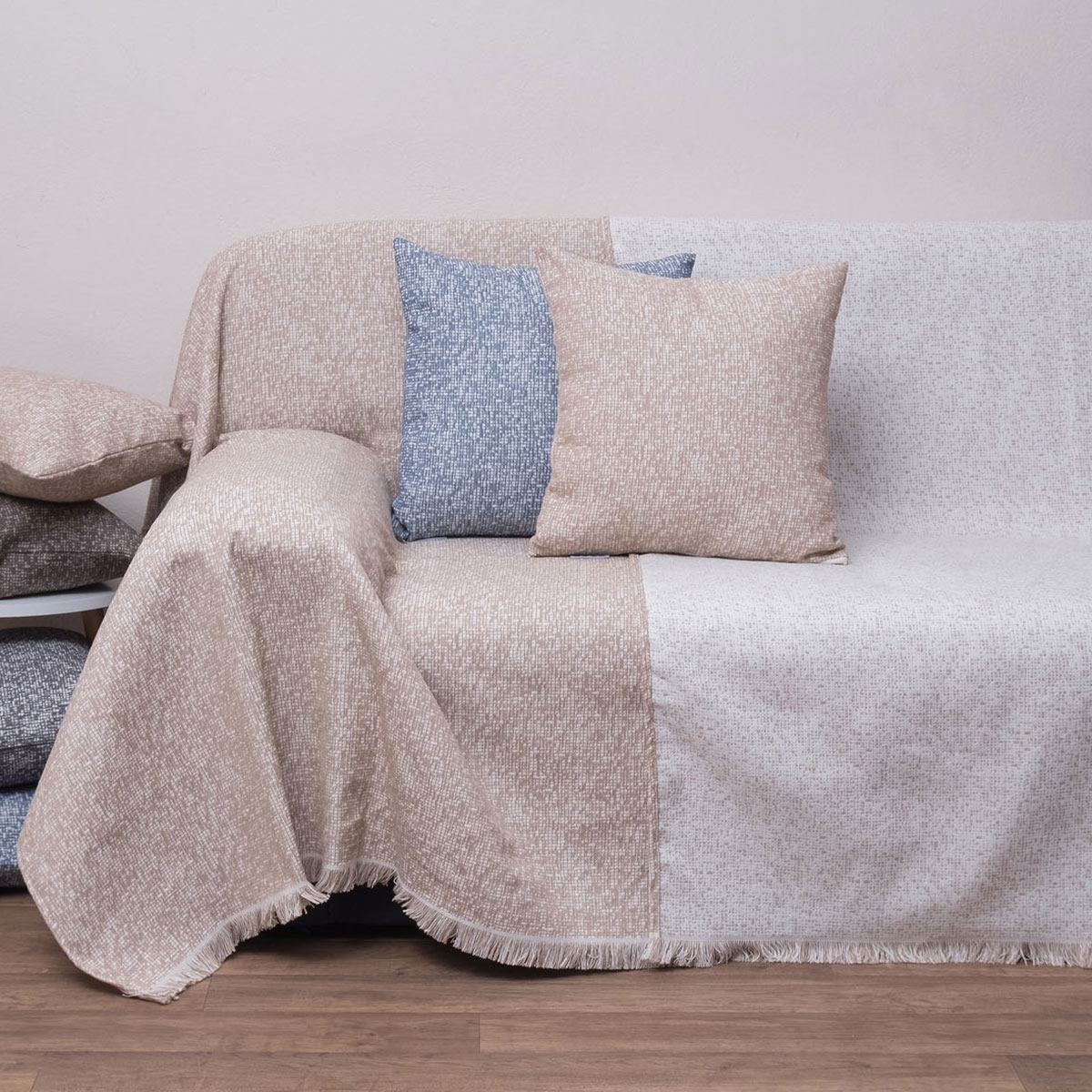 Ριχτάρι Τριθέσιου Καναπέ 2 Όψεων (180x280) Viopros 3020 Μπεζ